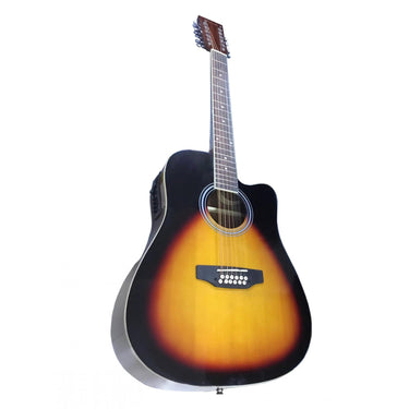 Guitarra Texana Electroacustica Segovia 12 Cdas Sombreada, Sgc12sb
